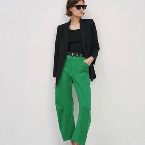 Nili Lotan Shon Pants, limited edition green, Sz 4